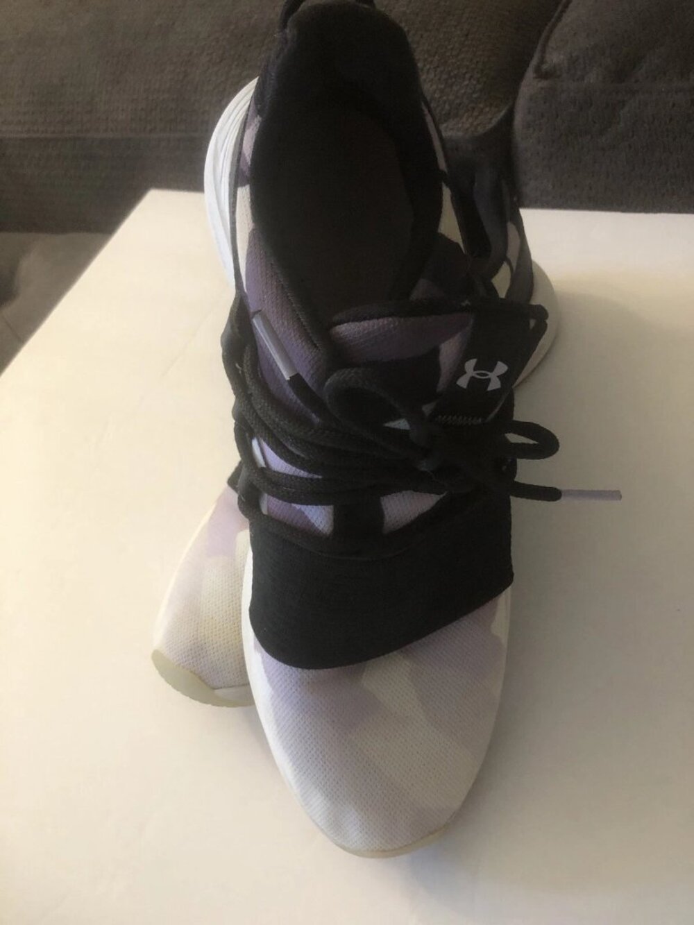 Under Armour Womens Charged Breathe Sneakers Purple & White Size 11